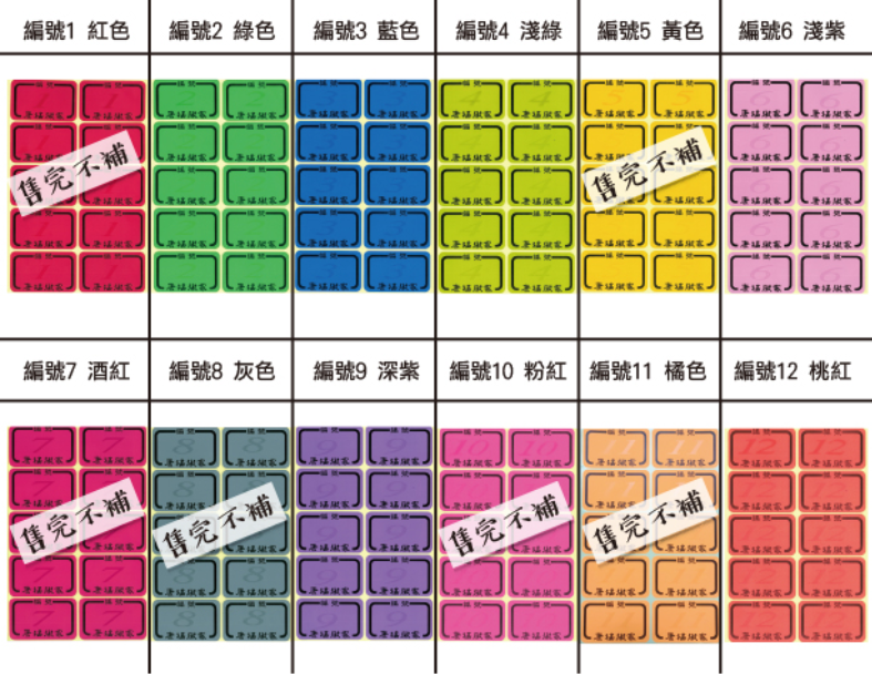 分類標籤 3